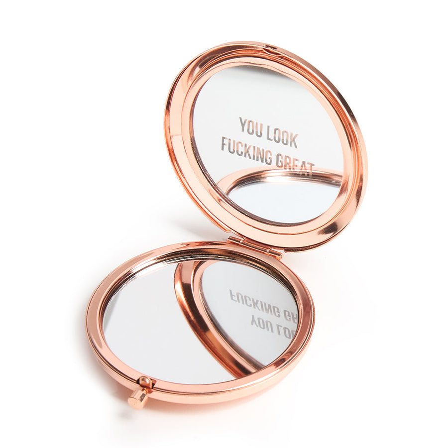 Beboe Rose Gold Compact Mirror 17